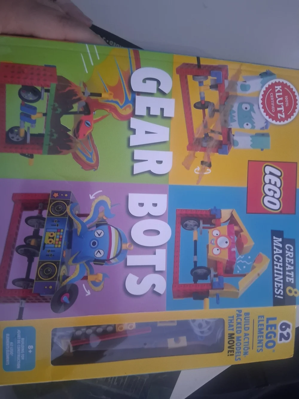 LEGO Gear Bots Kids Construction Toy - Bright Multi-Color